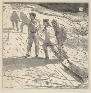 The Midnight Coast, The Riverside Magazine for Young People, tammikuu 1867. tekijältä Winslow Homer