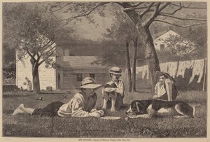 The Nooning, julkaistu 1873. tekijältä Winslow Homer