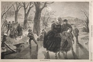 Luistelukausi - 1862 tekijältä Winslow Homer