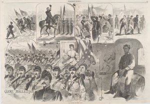 The Songs of War, julkaistu 1861. tekijältä Winslow Homer