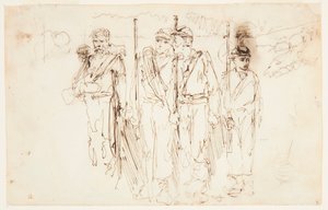 Kävelevä Haavoittunut tekijältä Winslow Homer