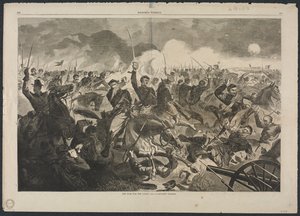 Unionin sota, 1862 – Ratsuväen hyökkäys tekijältä Winslow Homer