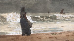 Watcher, Tynemouth tekijältä Winslow Homer