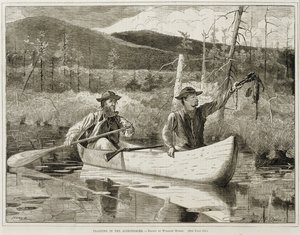 "Ansas Adirondacksissa" tekijältä Winslow Homer