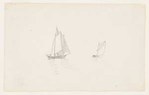 Kaksimastoinen kuunari tekijältä Winslow Homer
