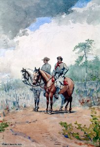 Kaksi liittovaltion partiolaista, 1887 tekijältä Winslow Homer