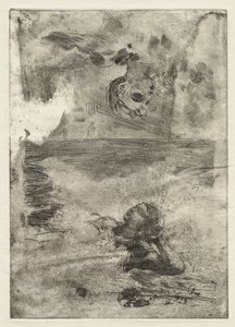 Two Heads, tutkimus "Undertow" jälkeen, n.1886, painettu n.1967 tekijältä Winslow Homer
