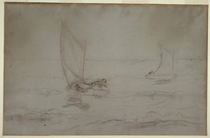 Two Sloops Sailing tekijältä Winslow Homer