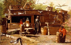 Setä Ned kotona, 1875 tekijältä Winslow Homer