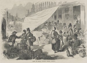 Näkymä South Market Streetillä, Bostonissa tekijältä Winslow Homer