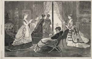 Puheluiden odottaminen uudenvuodenpäivänä tekijältä Winslow Homer