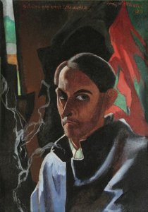 Tuomitun viimeinen savuke - Omakuva, 1924.