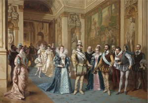 Henry IV ja Marie de Medici tekijältä Wladyslaw Bakalowicz