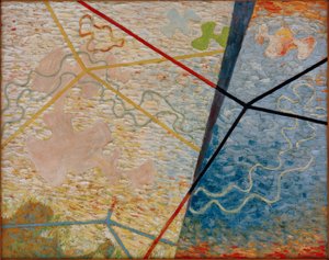 Valon jälkikuva - Maisema (Composition, Afterimage, Ra tekijältä Wladyslaw Strzeminski