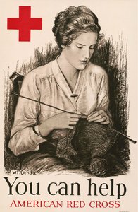 Sinä voit auttaa - American Red Cross, 1918. tekijältä Wladyslaw Theodor Benda