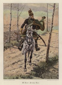 Puolan husaari (väri litho)