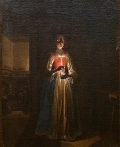 Nainen lyhdyn kanssa (maalaus)