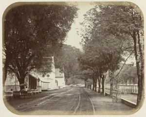 Näkymä Rijswijkissä Bataviassa tekijältä Woodbury and Page