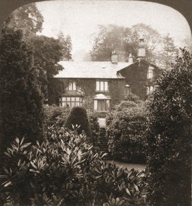 Rydal Mount, William Wordsworthin koti, Lake District, Englanti, 1903. tekijältä Works and Sun Sculpture Studios