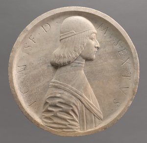 Gian Galeazzo Maria Sforza, Milanon herttua, 1490-luvun alku. tekijältä Workshop of Benedetto Briosco