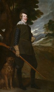 Muotokuva Philip IV:stä n. 1632. tekijältä Workshop of Diego Velazquez