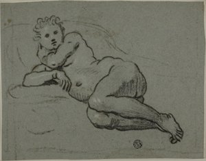 Makaava alaston tekijältä Workshop of Domenico Tintoretto