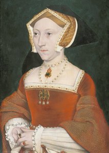 Jane Seymourin muotokuva (1509-1537) tekijältä Workshop of Hans Holbein the Younger