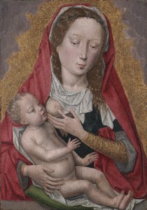 Neitsyt ja lapsi tekijältä Workshop of Hans Memling