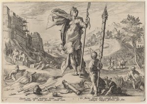 Pronssin aikakausi tekijältä Workshop of Hendrick Goltzius, after Hendrick Goltzius