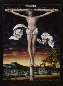 Kristus ristillä tekijältä workshop of Lucas Cranach the Elder