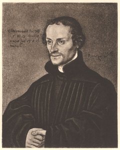 Philipp Melanchthon (1497-1560) tekijältä workshop of Lucas Cranach the Elder