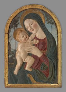 Madonna ja lapsi tekijältä Workshop of Neroccio de