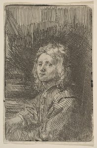 Nuori mies, puolipitkä, 1620-69.