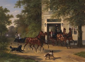 August Belmont ja Isabel Perry, 1854.