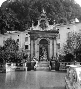 Hevoslampi, Salzburg, Itävalta, c1900. tekijältä Wurthle and Sons