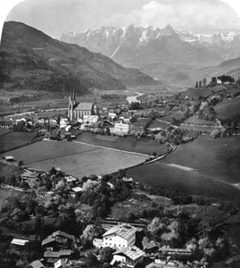 St Johann Pongaun alueella, Salzburgissa, Itävallassa, 1900-luku.