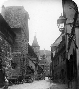 Tiergartnertor, Nürnberg, Saksa, 1900-luku.