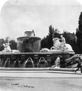 Wittelsbacher Brunnen, München, Saksa, 1900-luku.