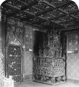 Uuni Princes Chamberissa, Festung Hohensalzburg, Salzburg, Itävalta, 1900-luku. tekijältä Wurthle and Sons