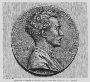 Chaplinin Geromen medaljonki (litho)