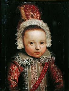 Vauvan muotokuva (öljy paneelissa)