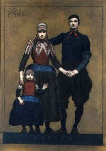 Marken (akvarelli paperille)