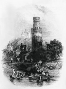 Kuvitus Leperille Aostasta, Xavier De Maistren (1763-1852) romaani, kaiverrus tekijältä Xavier de Maistre