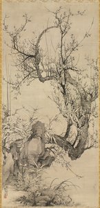 Luumut, bambu ja orkidea, 1834.