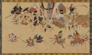 Katukuva festivaalin aikana, n. 1750-70. tekijältä Yamamoto Fujinobu