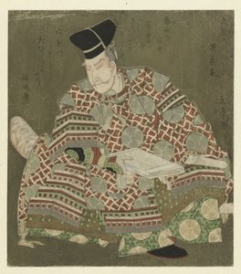 Istuva soturi tekijältä Yashima Gakutei