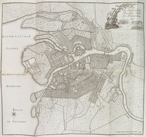 Pietarin kartta, 1790. tekijältä Yefim Maximovich Khudyakov