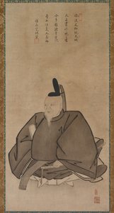 Sugawara Michizanen muotokuva 1400-luvun lopulta 1500-luvun alkuun. tekijältä Yōgetsu