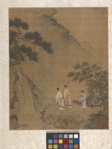 Albumi Garden Scene (muste paperille)