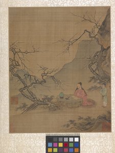 Albumi Garden Scene (muste paperille)